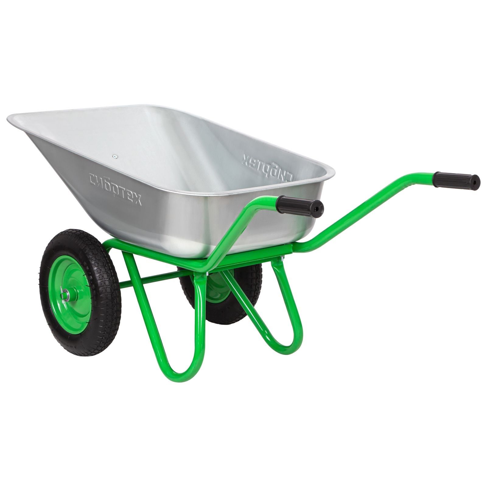 Тачка садовая двухколесная 230 кг 90 л Сибртех 689643