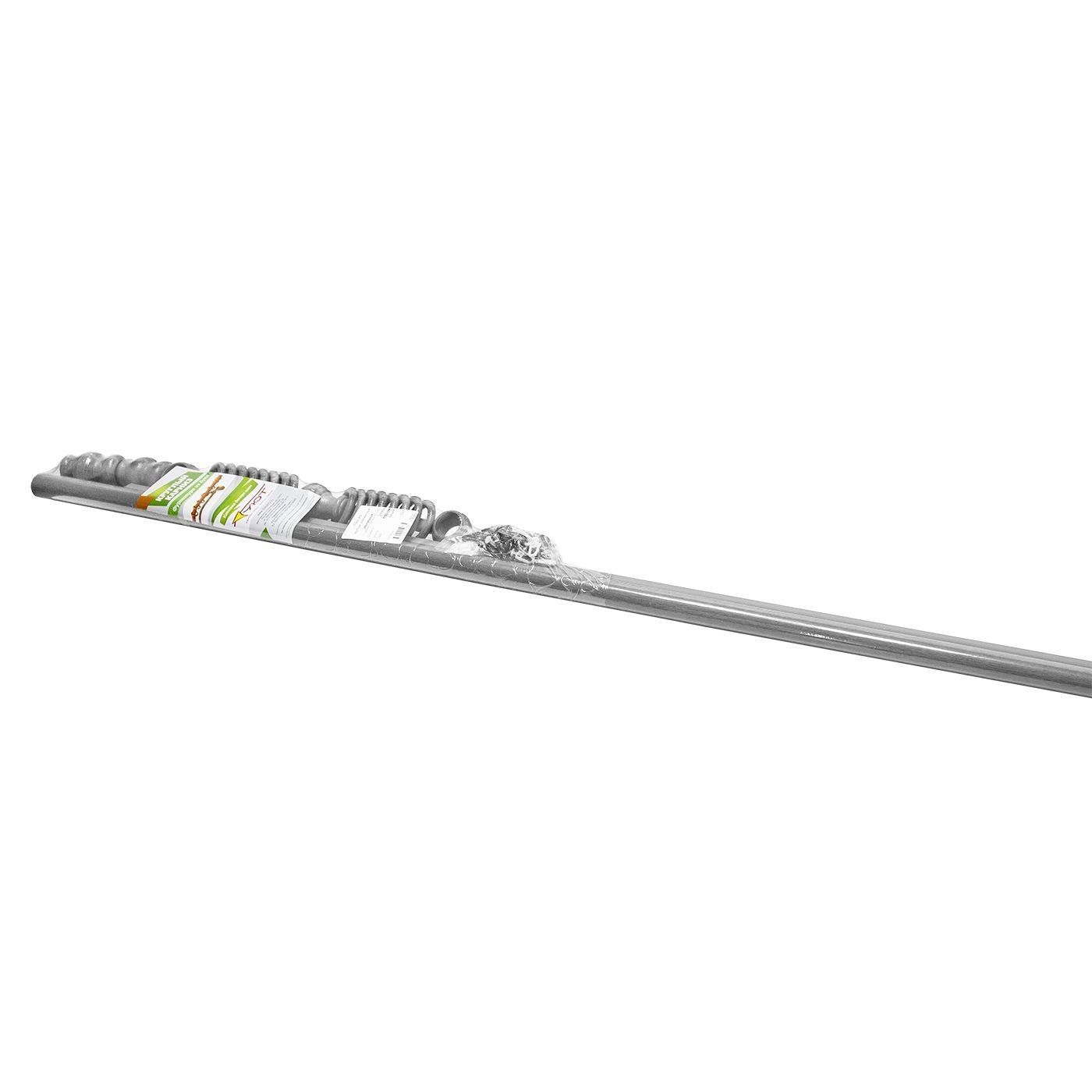 Карниз дерево Белый ясень 308Т.D28 двухрядный 200 см