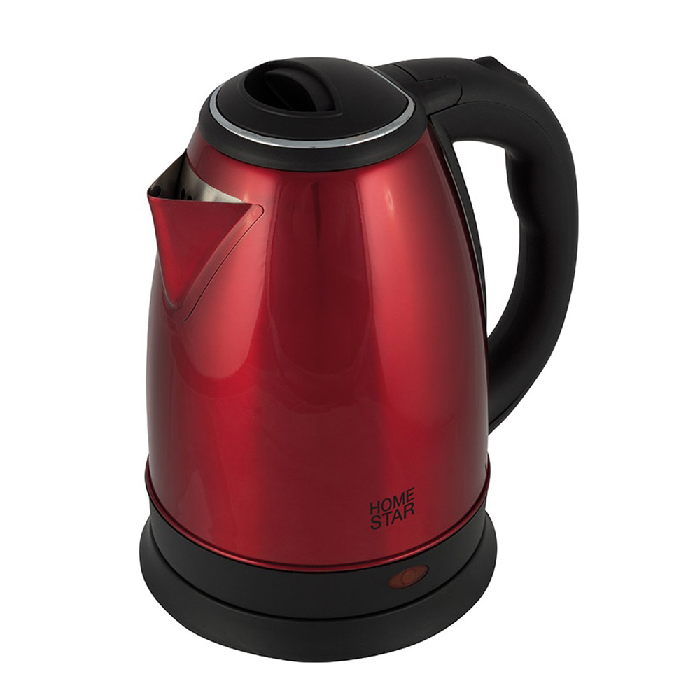 Чайник электрический Homestar HS-1010 1500 Вт 1,8 л стальной, красный