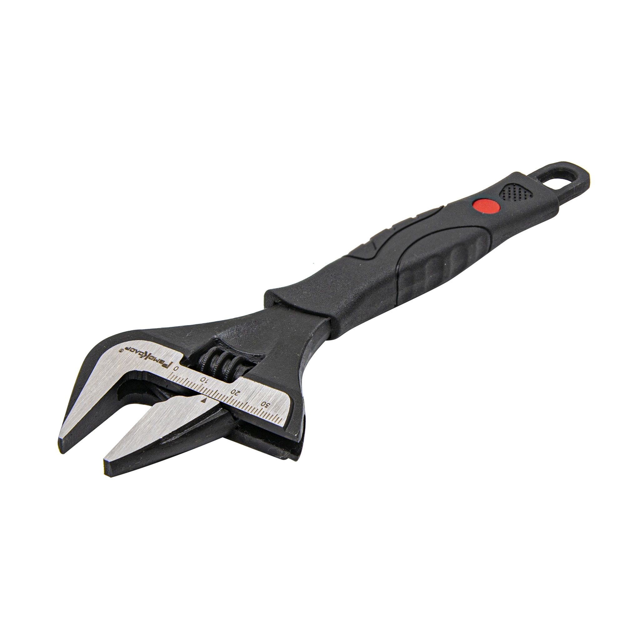 Ключ разводной тонкие губки 200 мм 0-39 мм двухкомпонентная рукоятка РемоКолор 43-1-520