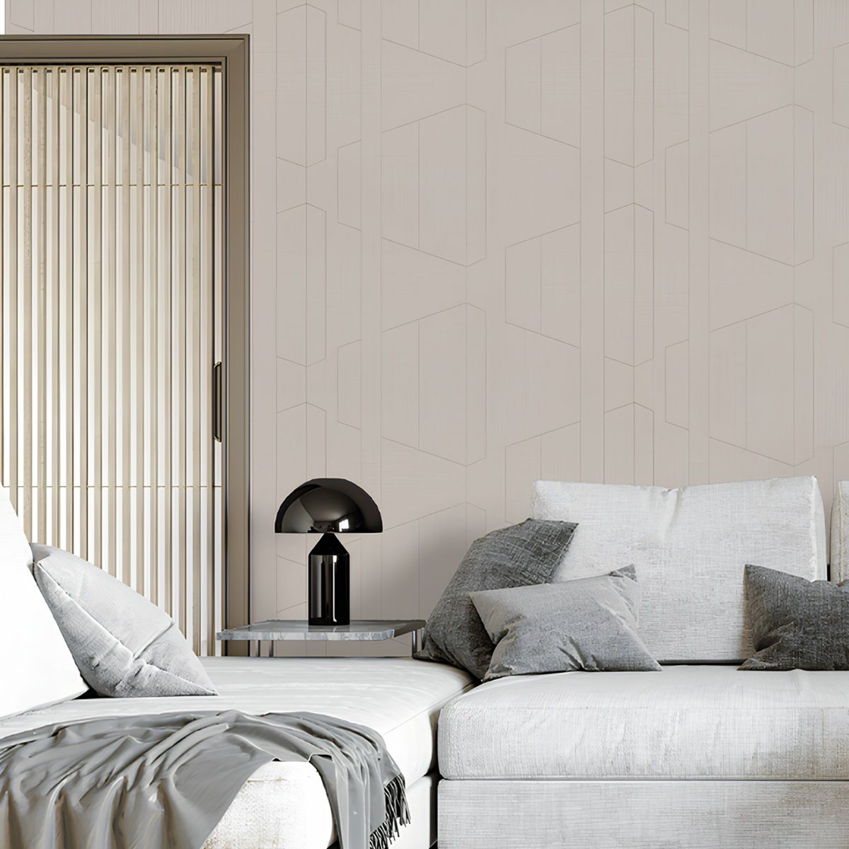 Обои TC72376-28 Палитра 1,06х10 м Trend Lines бежевый