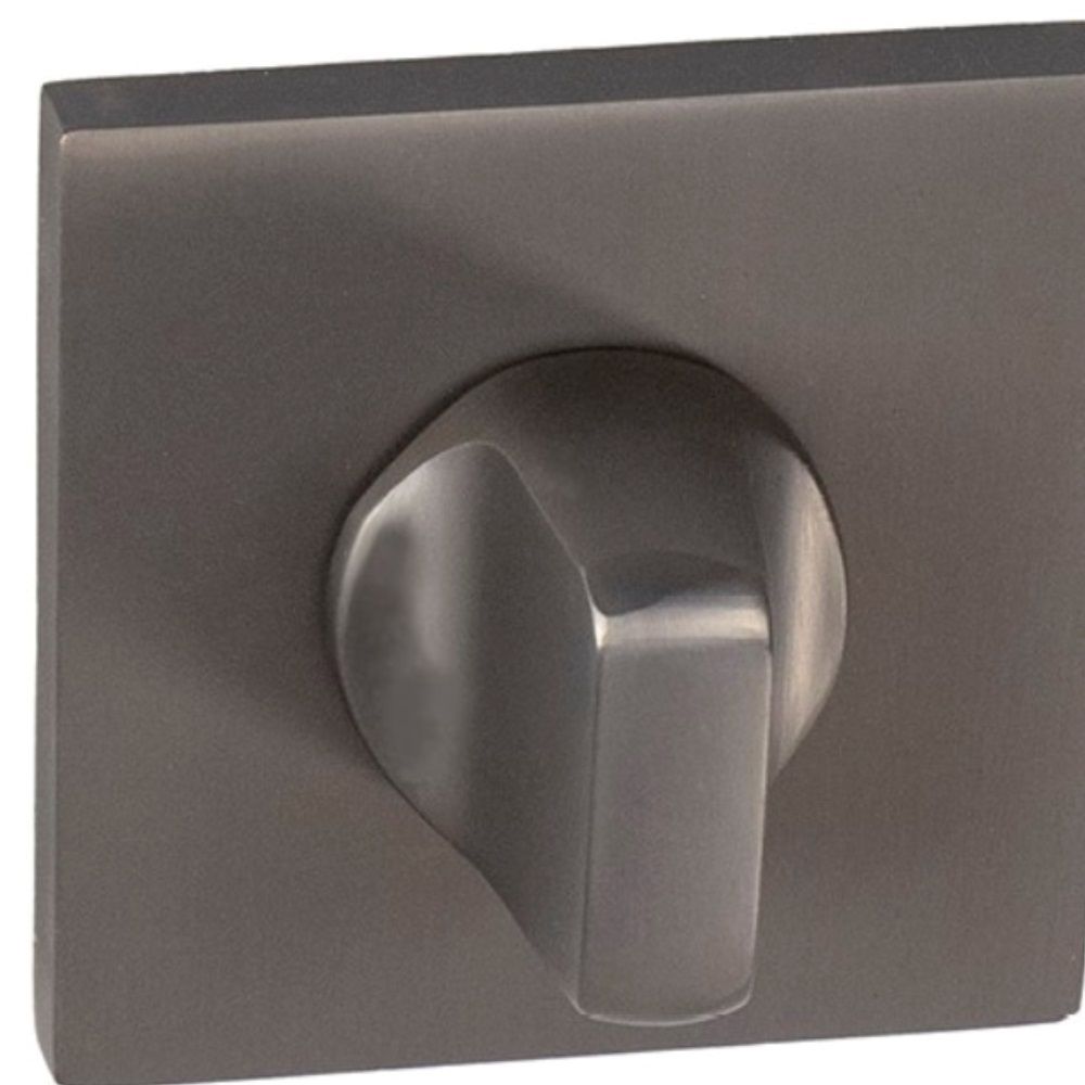 Завертка сантехническая Dенали light мат черный никель квадратная