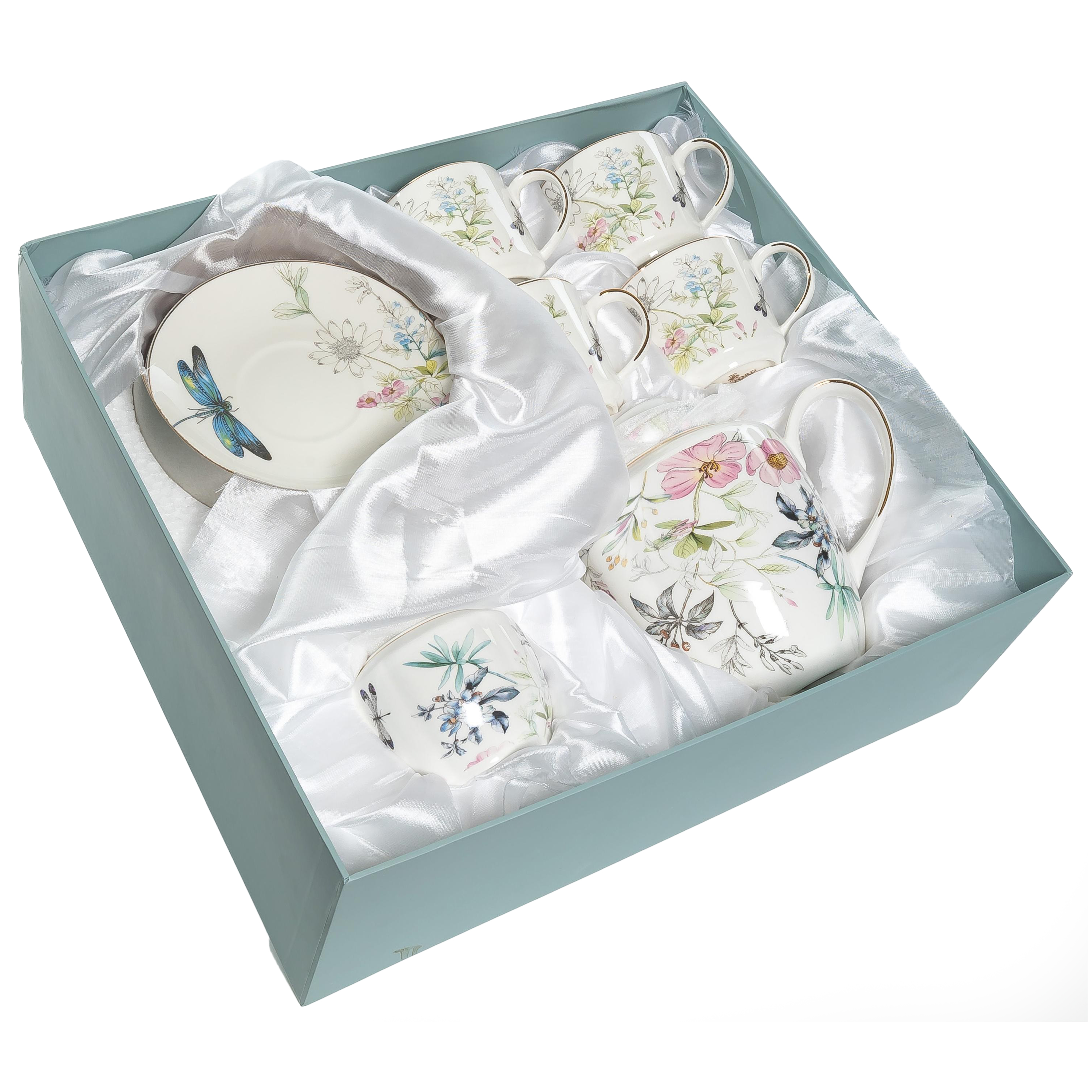 Набор чайный Balsford Кларисса на 4 персоны 10 предметов 240 мл фарфор