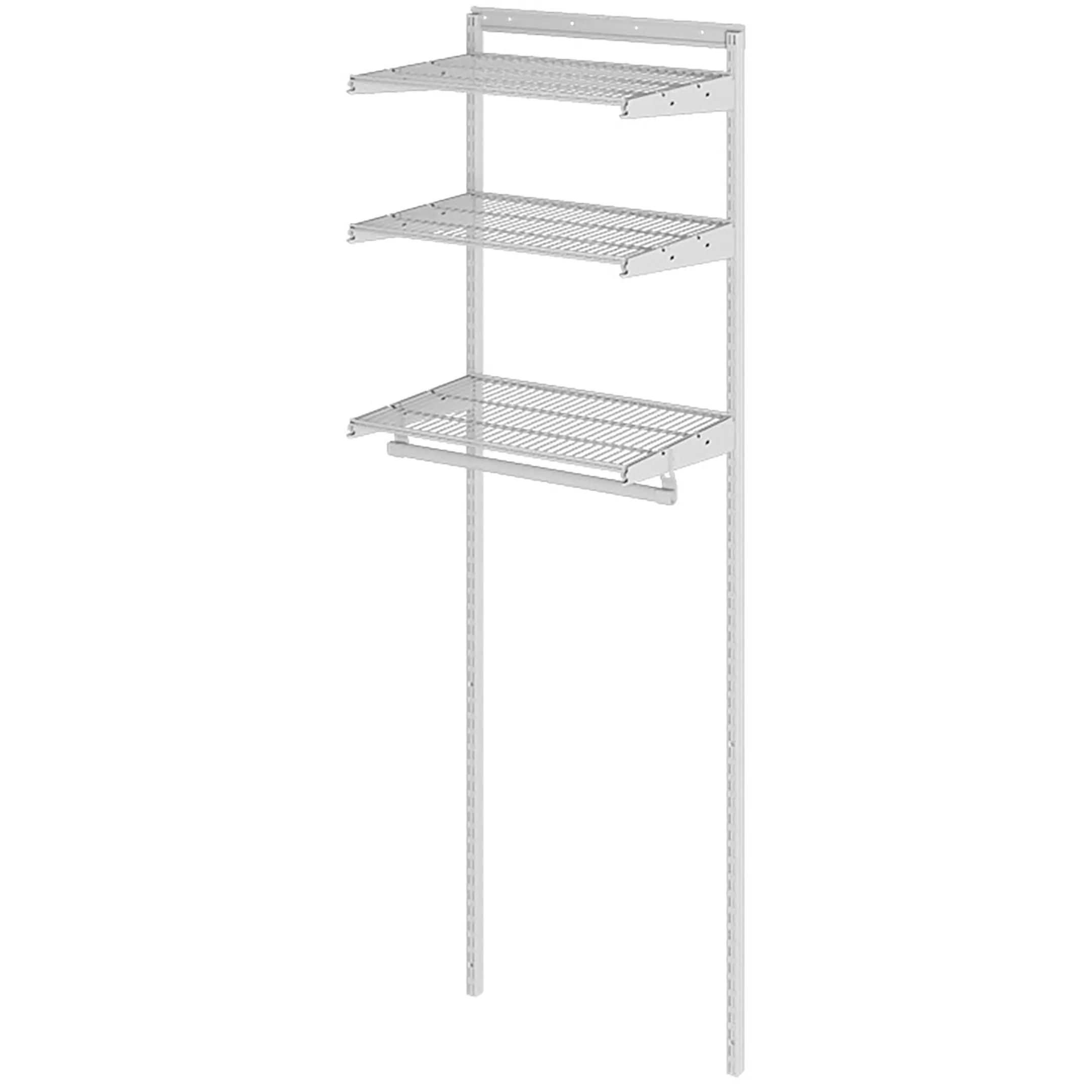 Гардеробная система Практик Home Basic G60 650х2050х450 мм белая