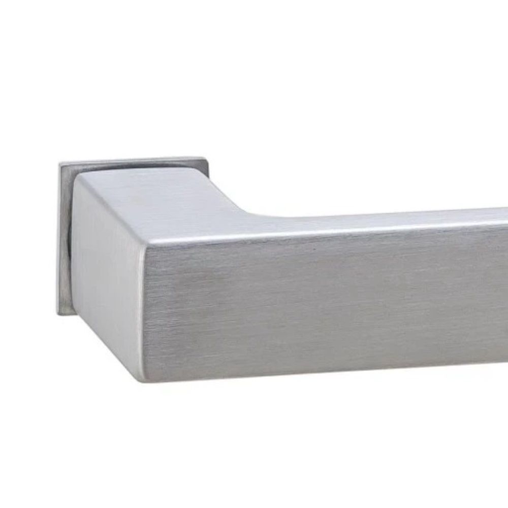 Ручка дверная Puerto Куббаито AL 541-11 Zerro SSC супер сатин хром квадратная розетка