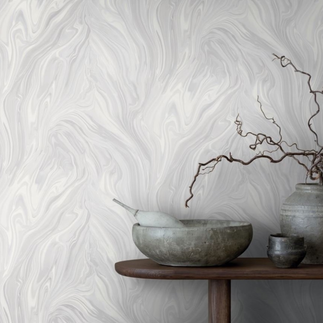 Обои GrandecoForYou Indigo R170101 белые абстракция 1,06х10 м