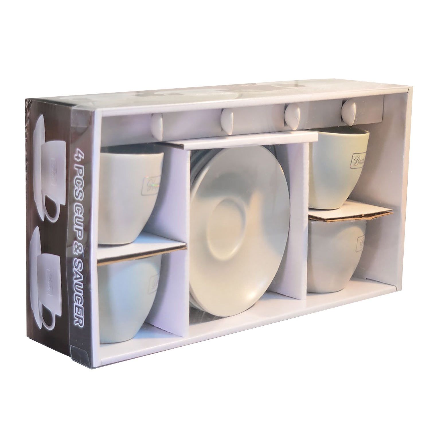 Набор чайный Элитный вкус на 4 персоны 12 предметов с ложками 180 мл