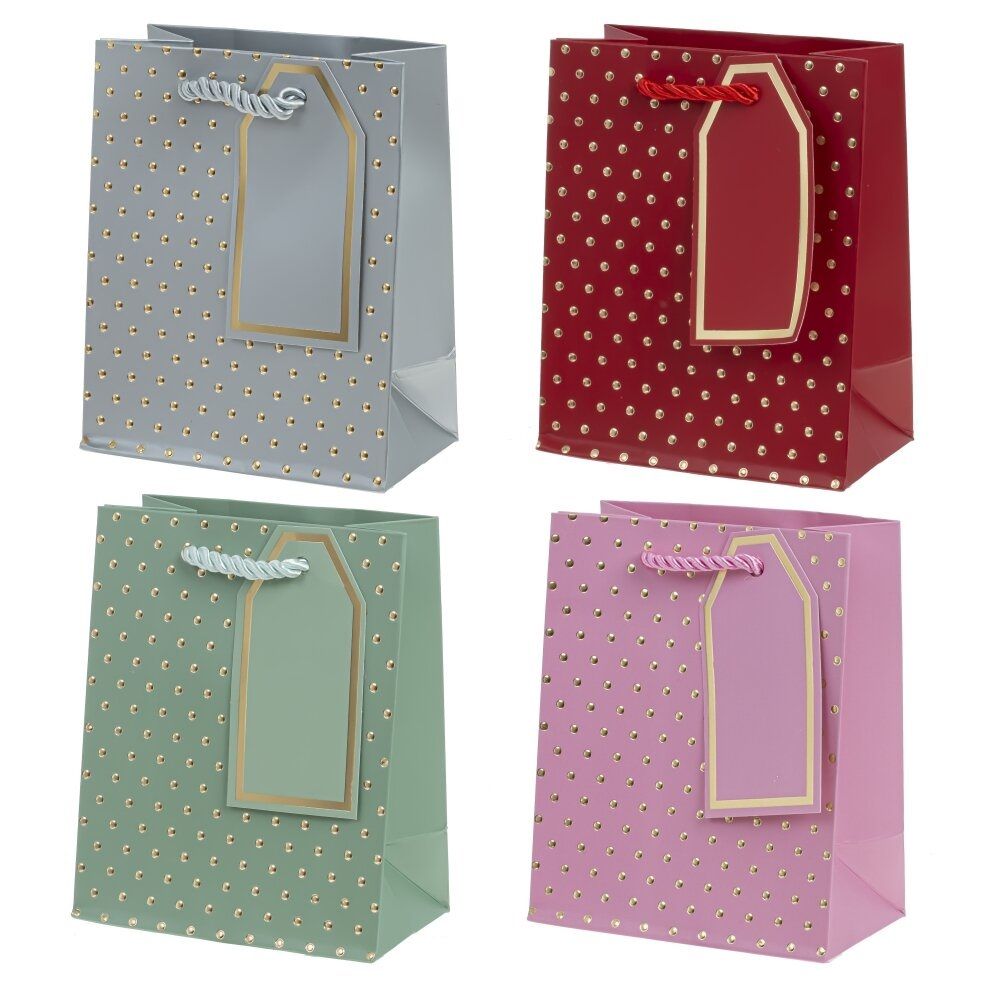 Пакет подарочный L12 W7 H15 см бумага 210г/м2