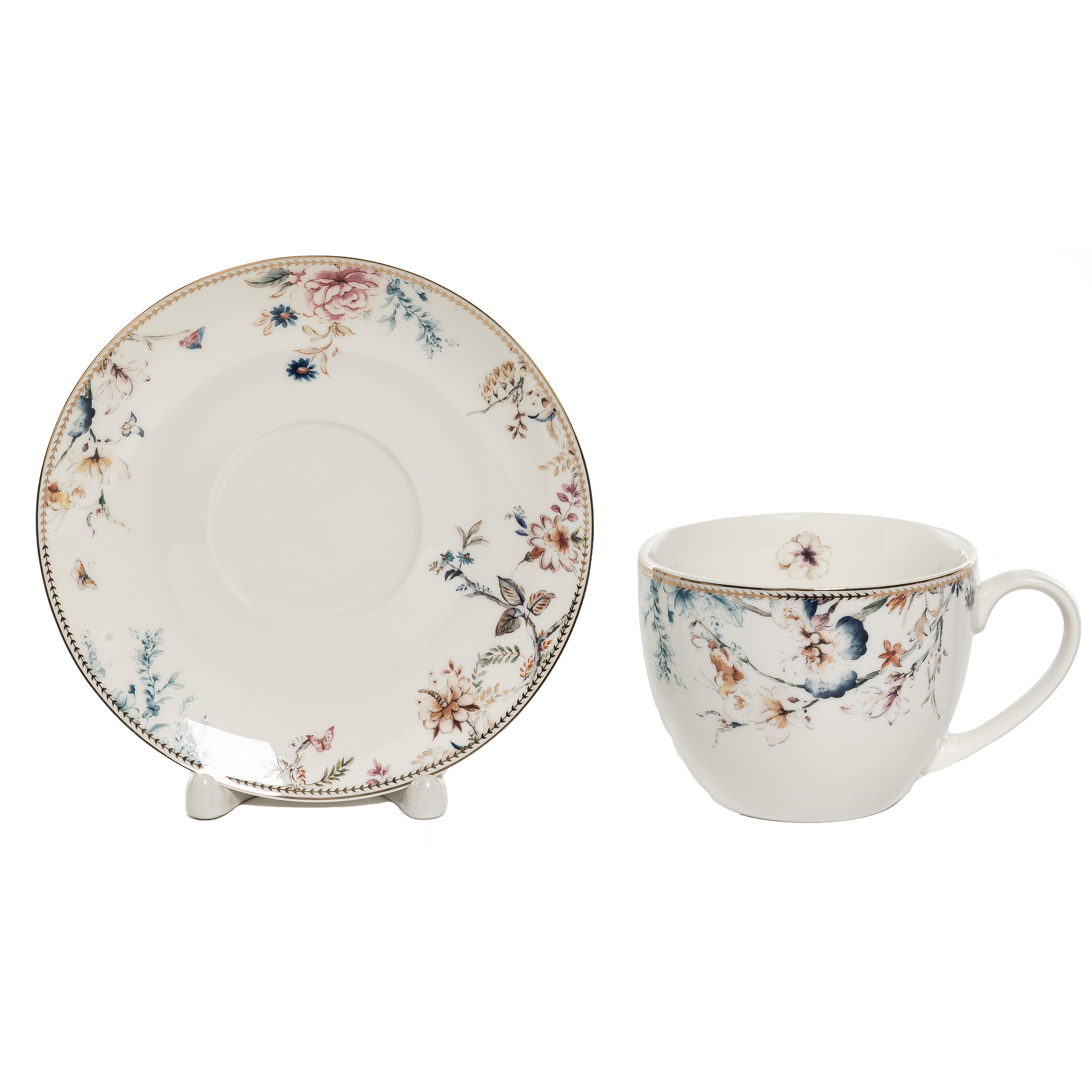 Набор чайный Balsford Криста на 6 персон 12 предметов 280 мл фарфор