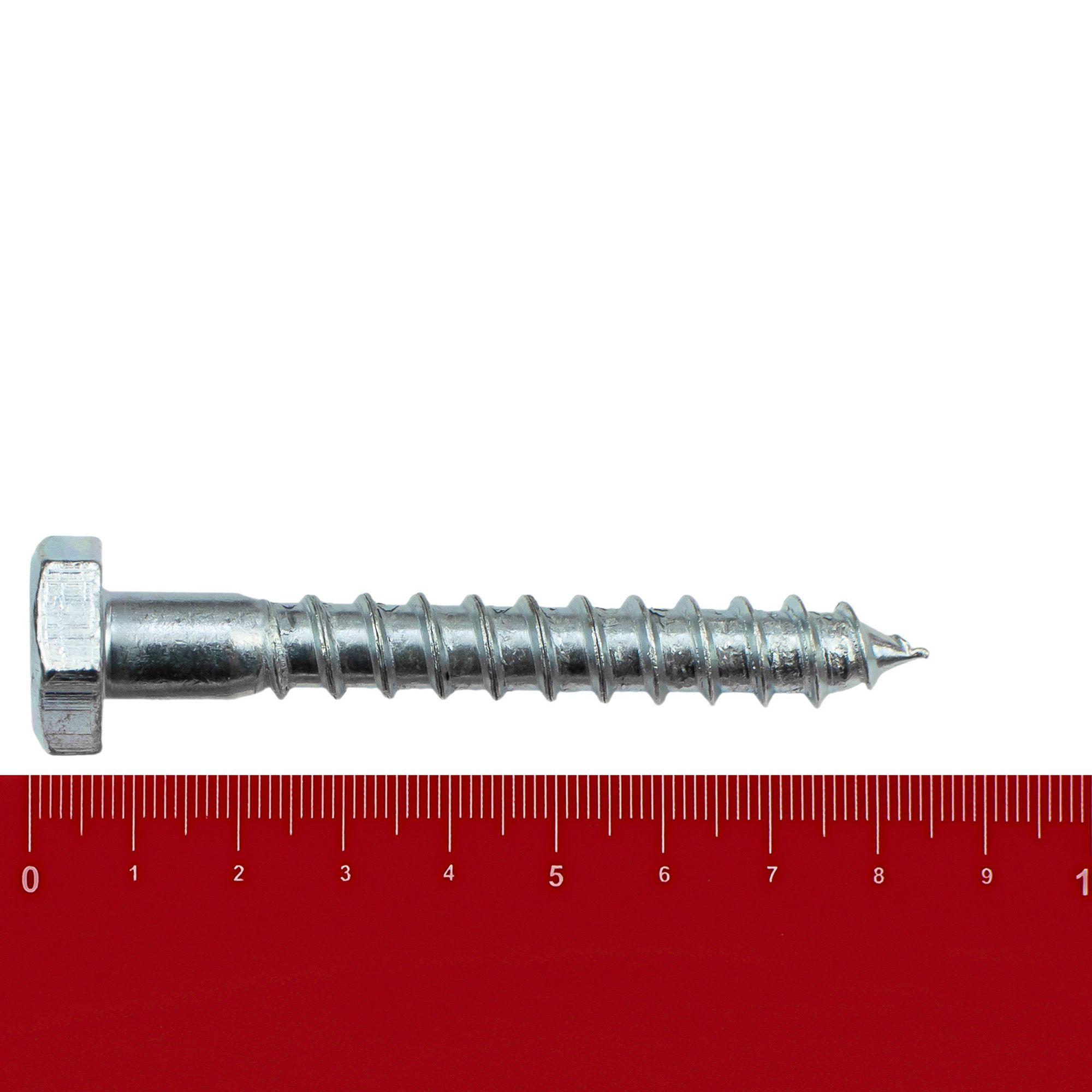 Шуруп-глухарь с шестигранной головкой 10х70 мм вес