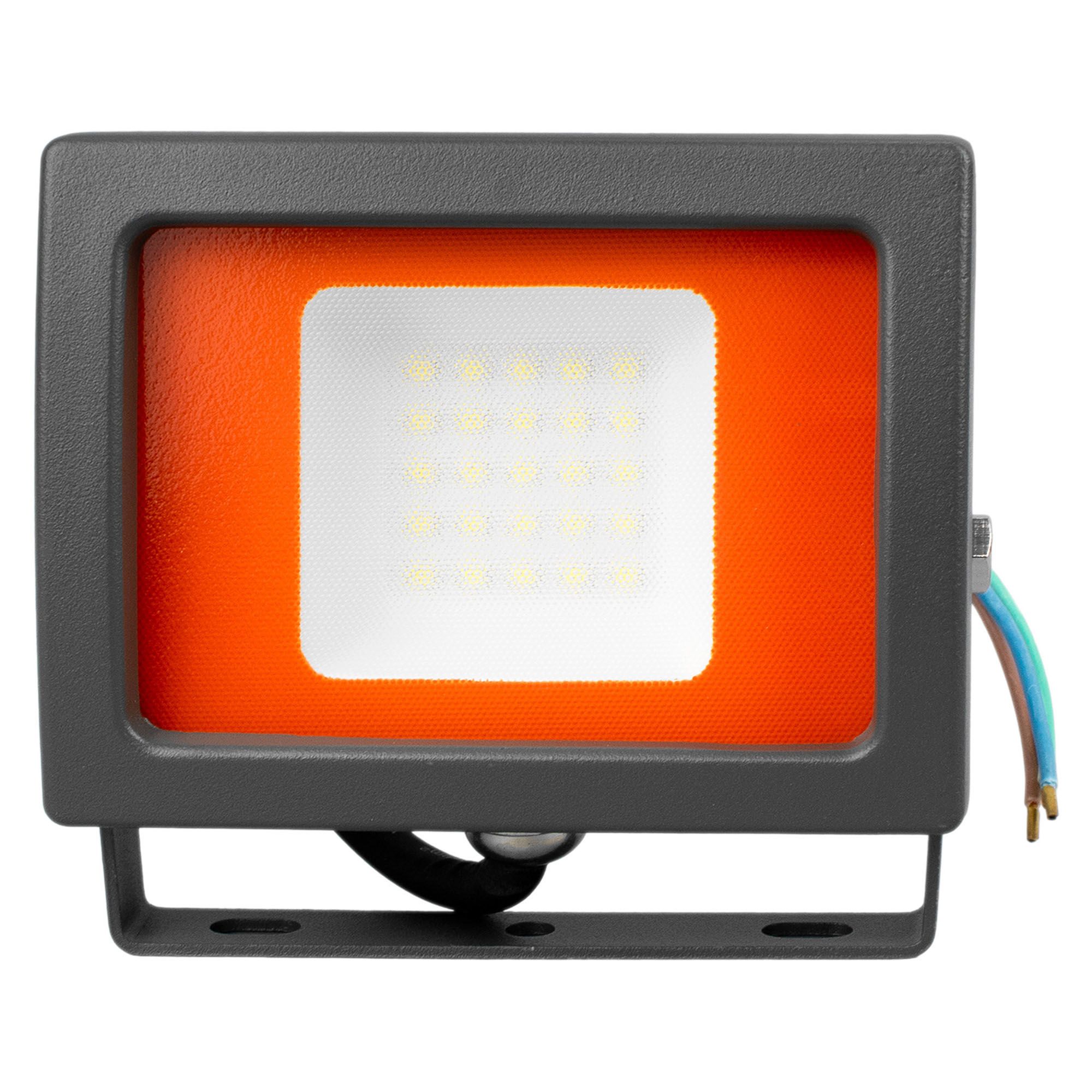 Прожектор светодиодный 20Вт 6500K IP54 матовое стекло Jazzway PFL-SC-20w