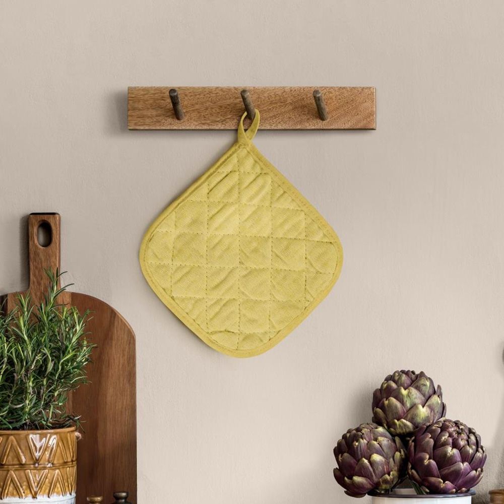 Прихватка рогожка Wenge 18х20 см рис 60008-18 Green Tea арт 903