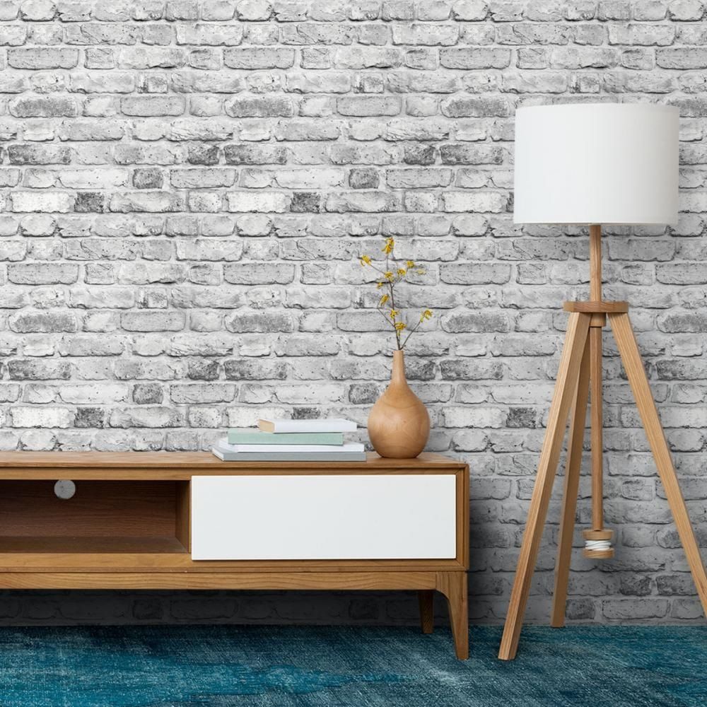 Обои TM Decolor Палермо С6 Д886 гр 2 06 серые кирпич 0,53х10,05 м