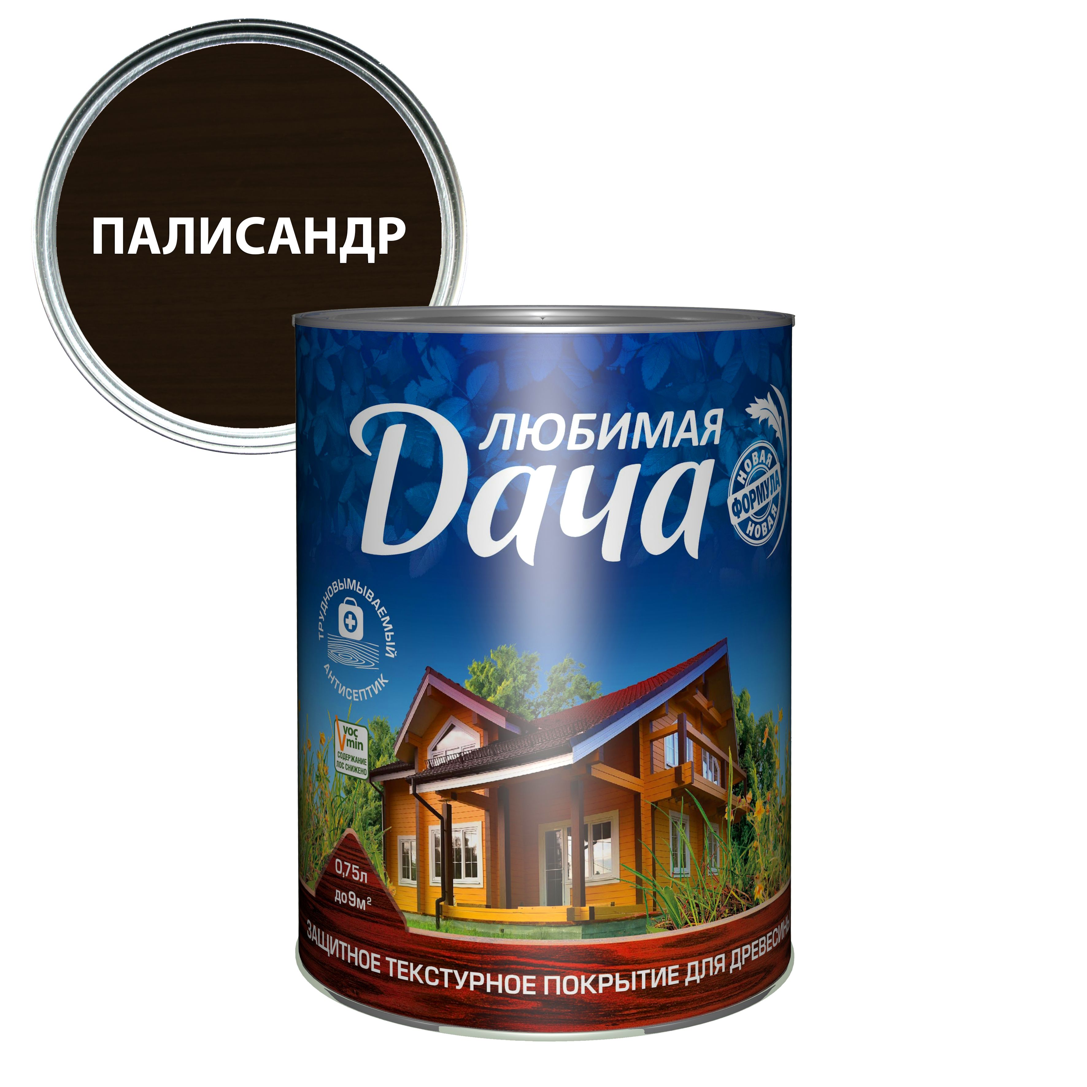 Текстурное покрытие Любимая дача 0,75л (палисандр)