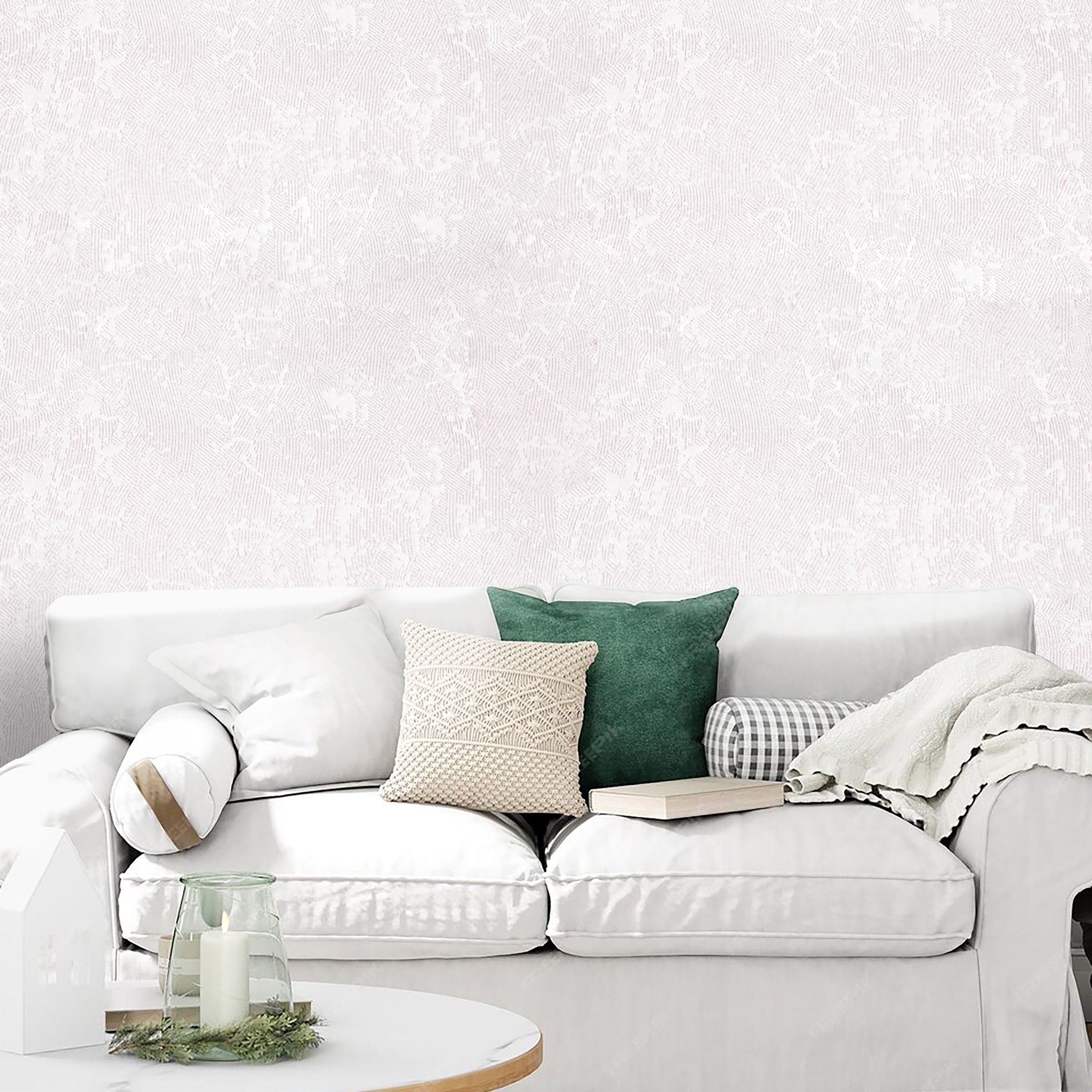 Обои Green Walls Королит С50А 5051 03 пудровые штукатурка 1,06х10,05 м