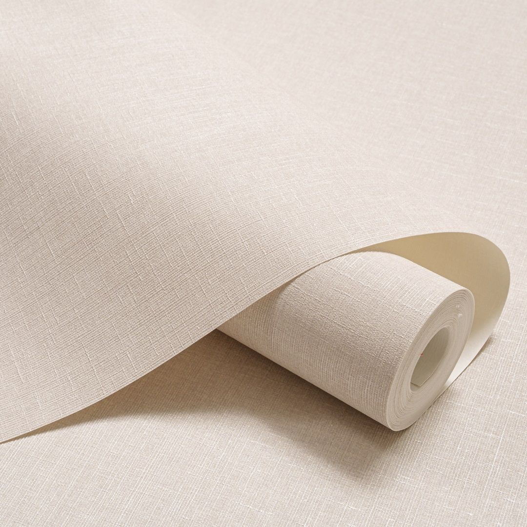 Обои Артекс Наоми 11296-02 бежевые рогожка 1,06х10,05 м