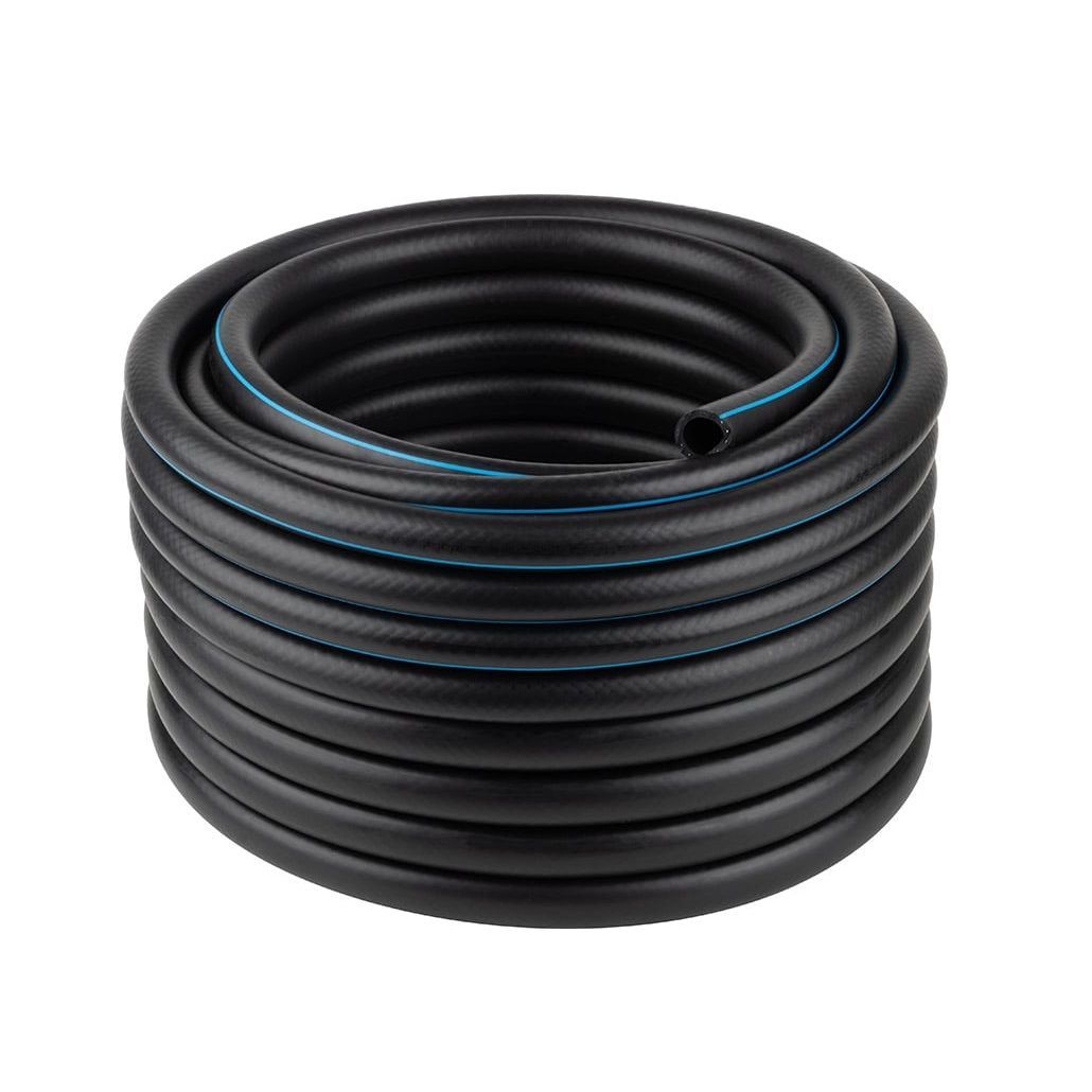 Шланг для полива ТЭП армированный 18 мм (3/4") 25 м 12 бар черный Стандарт Проф