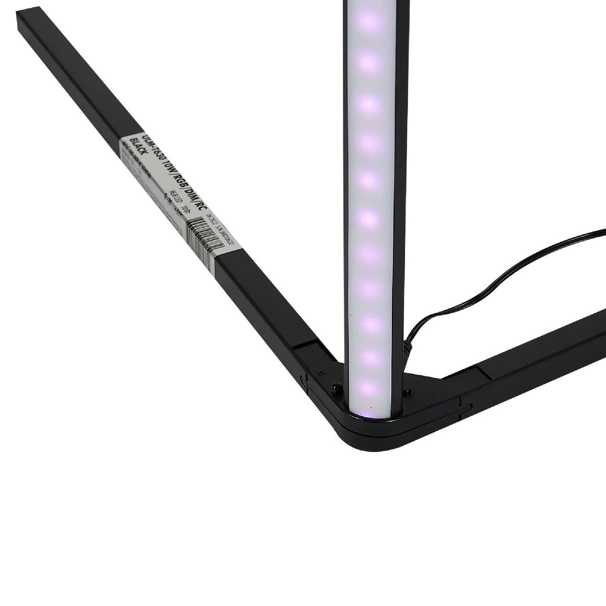 Торшер ULM-T630 10W/RGB/DIM/RC black