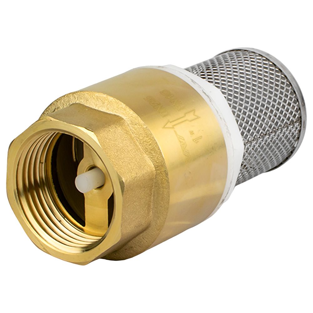 Клапан обратный 1" пластиковое седло с фильтром VRT