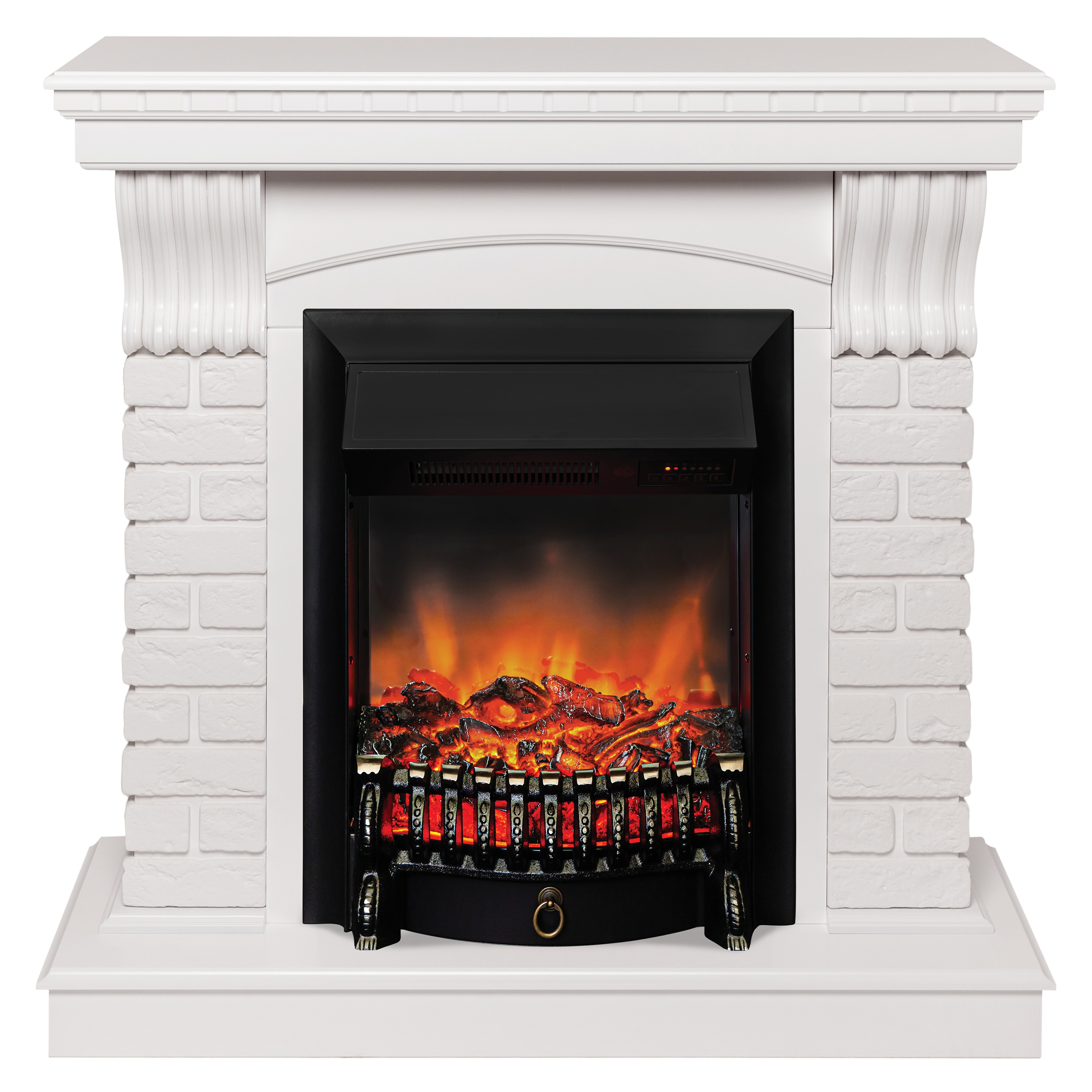 Каминокомплект RealFlame Jazz STD/EUG WT+Fobos LUX BL 900х970х380 мм