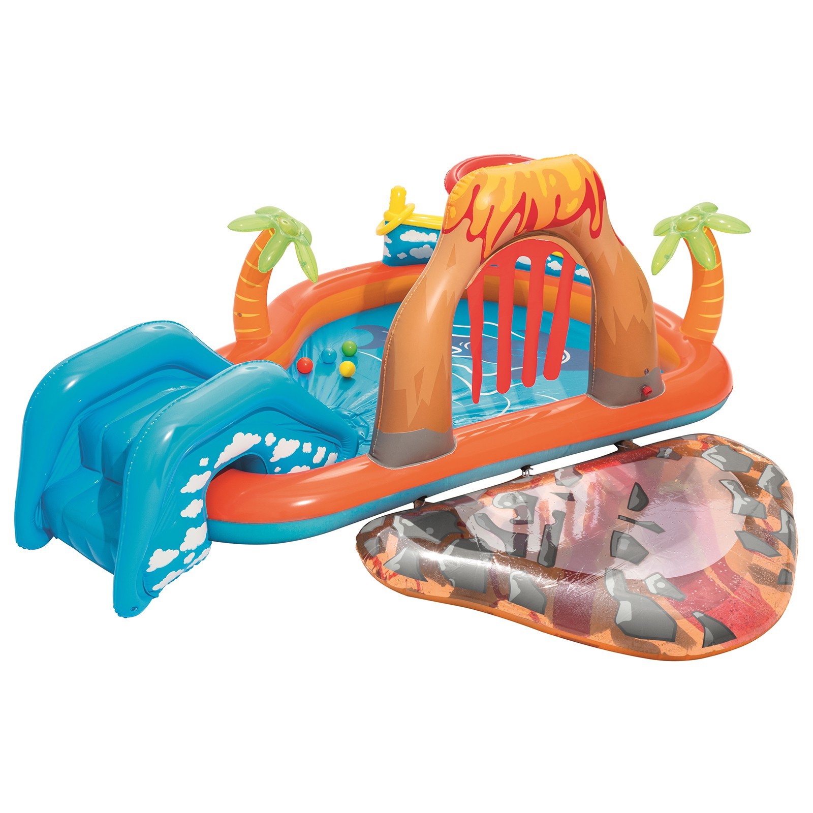 Игровой центр 265х265х104 см 208 л Bestway Lava Lagoon 53069