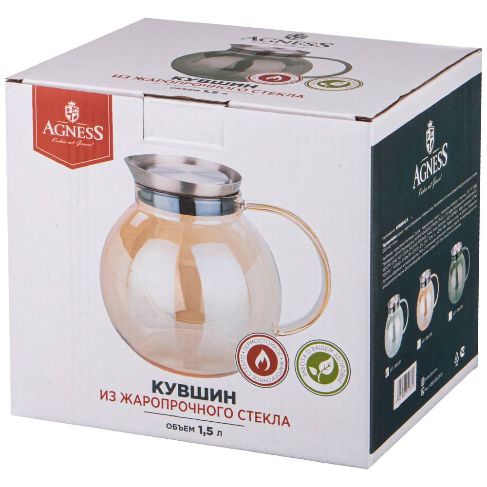 Кувшин Agness High-Tech 1,5 л 894-137