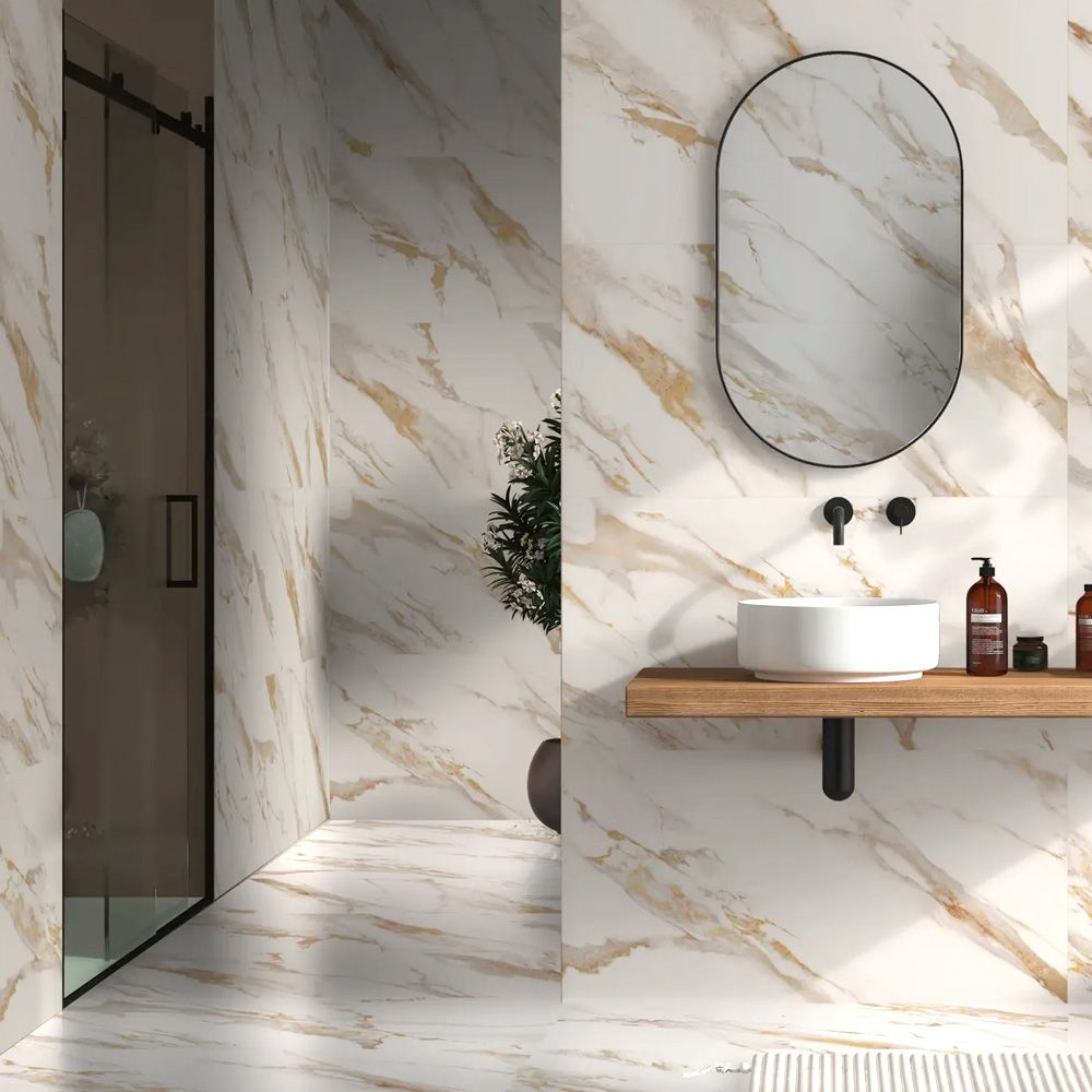 Керамогранит Global Tile Calacatta Royal GT120600103MR 60х120 см белый 1,44 м2