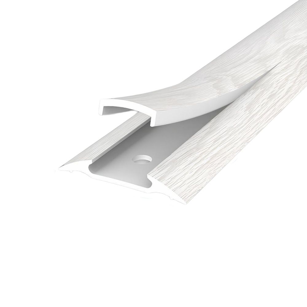 Порог с монтажным каналом 36мм 0,9м Дуб айсберг