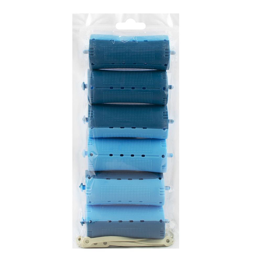 Бигуди коклюшки 6шт 34мм пластмассовые