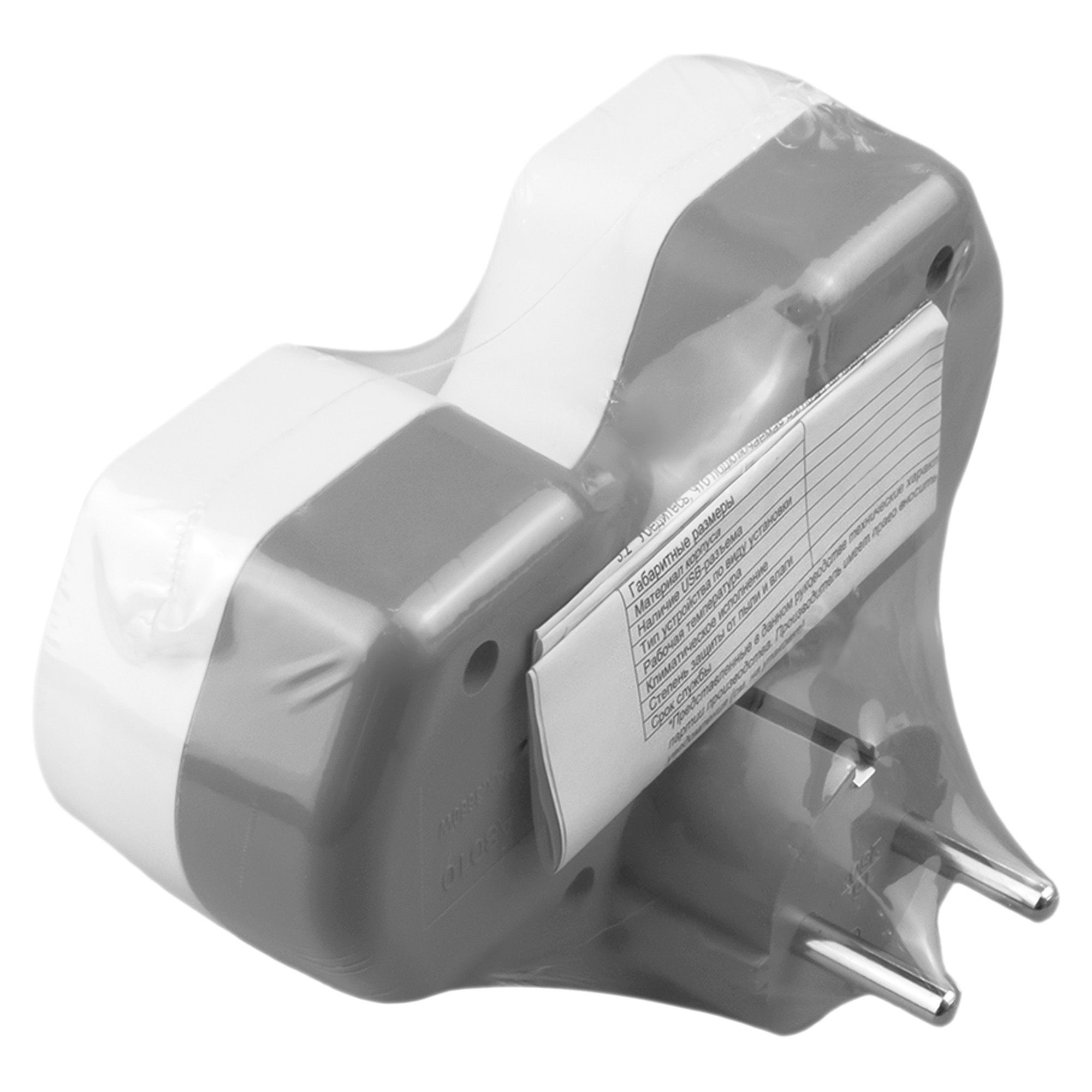 Колодка 3-местная с заземлением и выключателем, 250В 16А LUX LUX У3-ЕВК черная