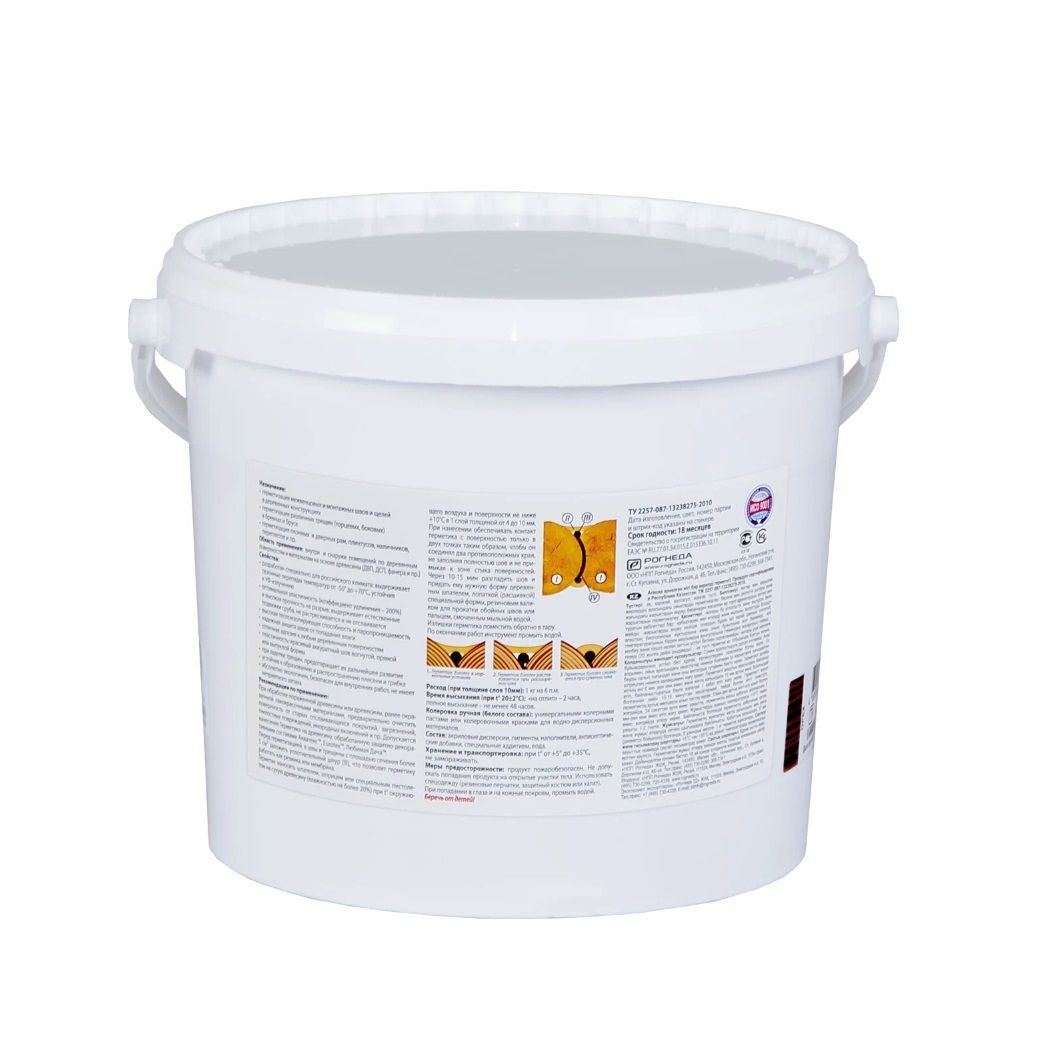 Герметик шовный для дерева сосна Eurotex 6кг