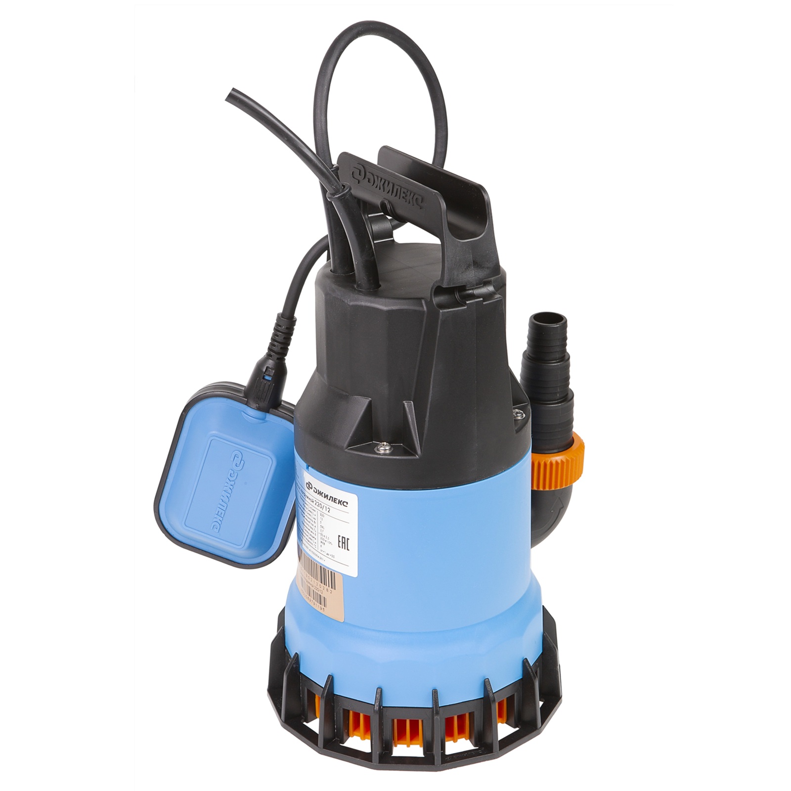 Насос дренажный погружной для чистой воды Джилекс Дренажник 220/12 590Вт Н12м 220 л/мин