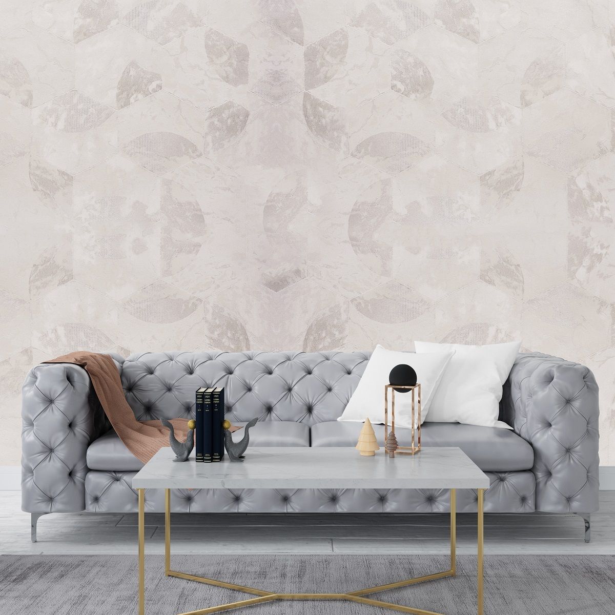 Обои Erismann Andrea 60637-05 темные, бежевые абстракция 1,06х10,05 м