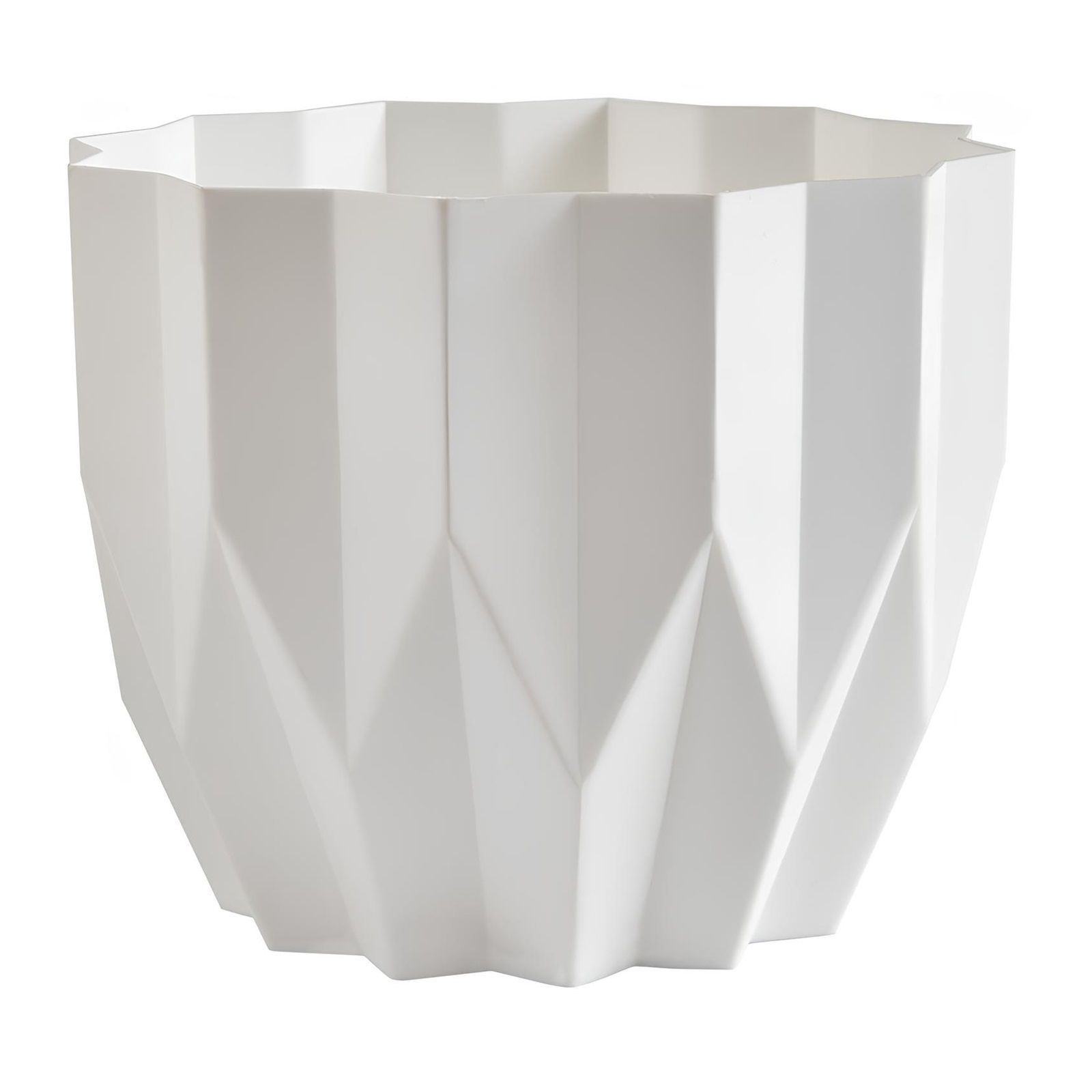 Кашпо Геометрия белый 3 л