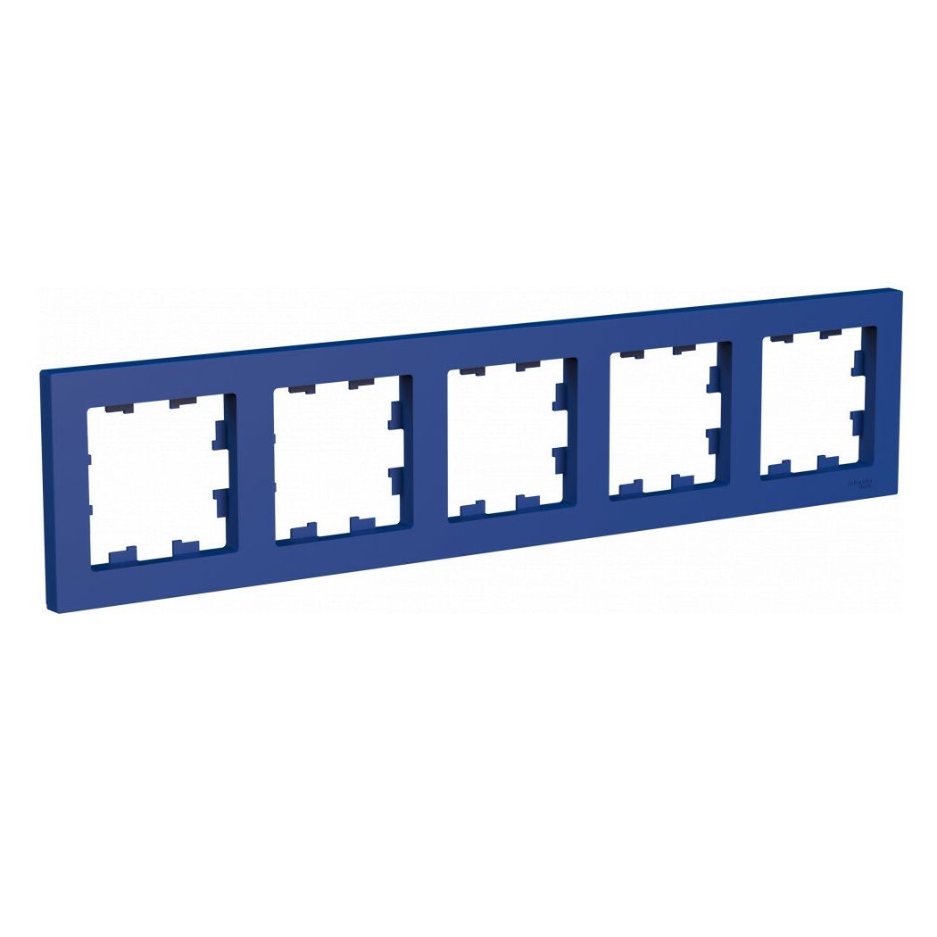 Рамка 5-местная AtlasDesign универсальная аквамарин SE ATN001105 Systeme Electric