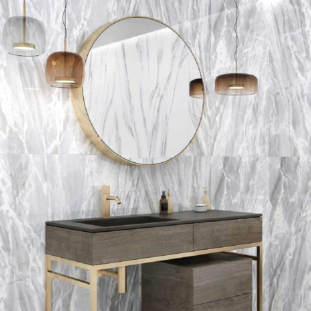 Керамогранит LCM Marble Grey 60120GP42MAB15/L 60x120 см 8 мм серый 1,44 м2
