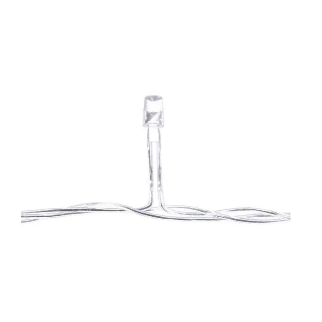 Гирлянда для дома 2,5 м 24 ламп LED 8 реж, прозр. пров, мультицвет