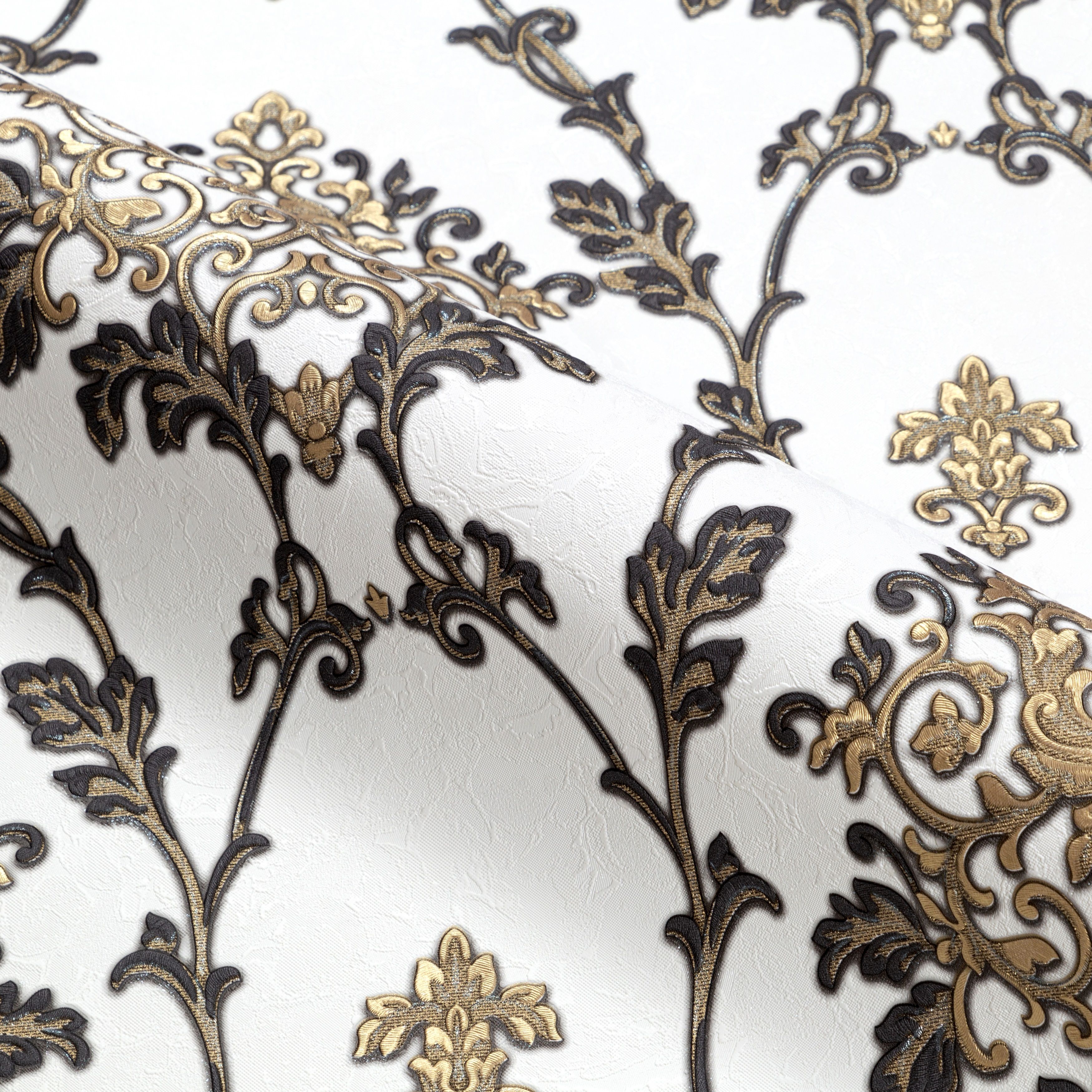 Обои РР71742-19 Р&P 1,06х10 м Zarina белый