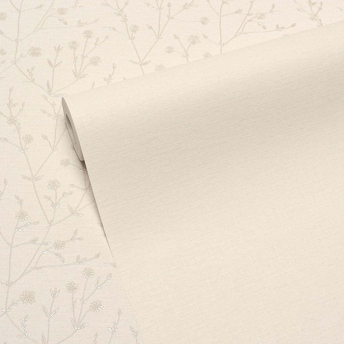 Обои Ateliero Annushka 286542 бежевые лен 1,06х10 м