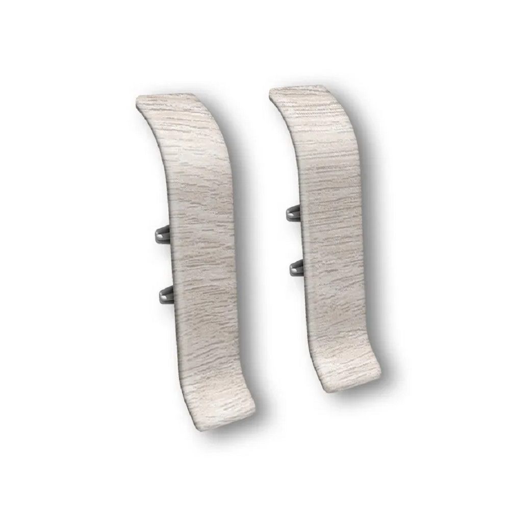 Соединитель для плинтуса Идеал Классик 55 мм 251 Ясень 2 шт