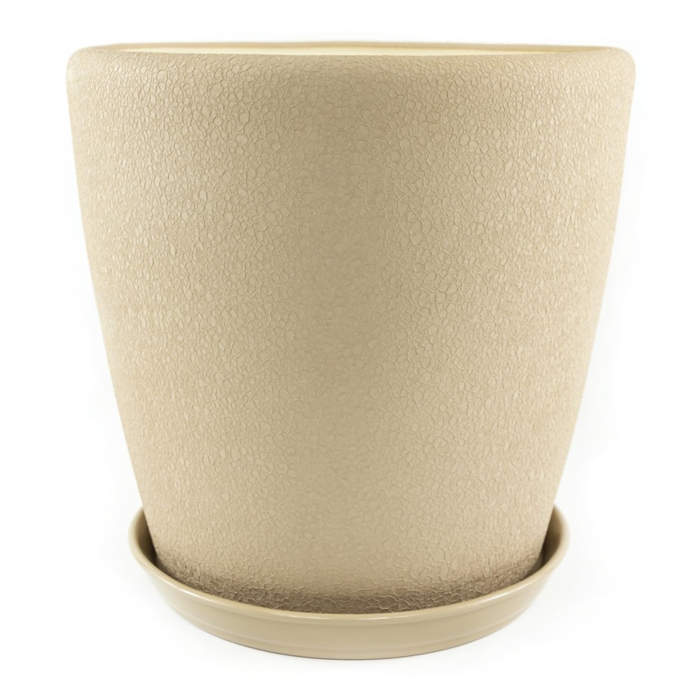 Горшок цветочный Грация шелк капучино 20 л