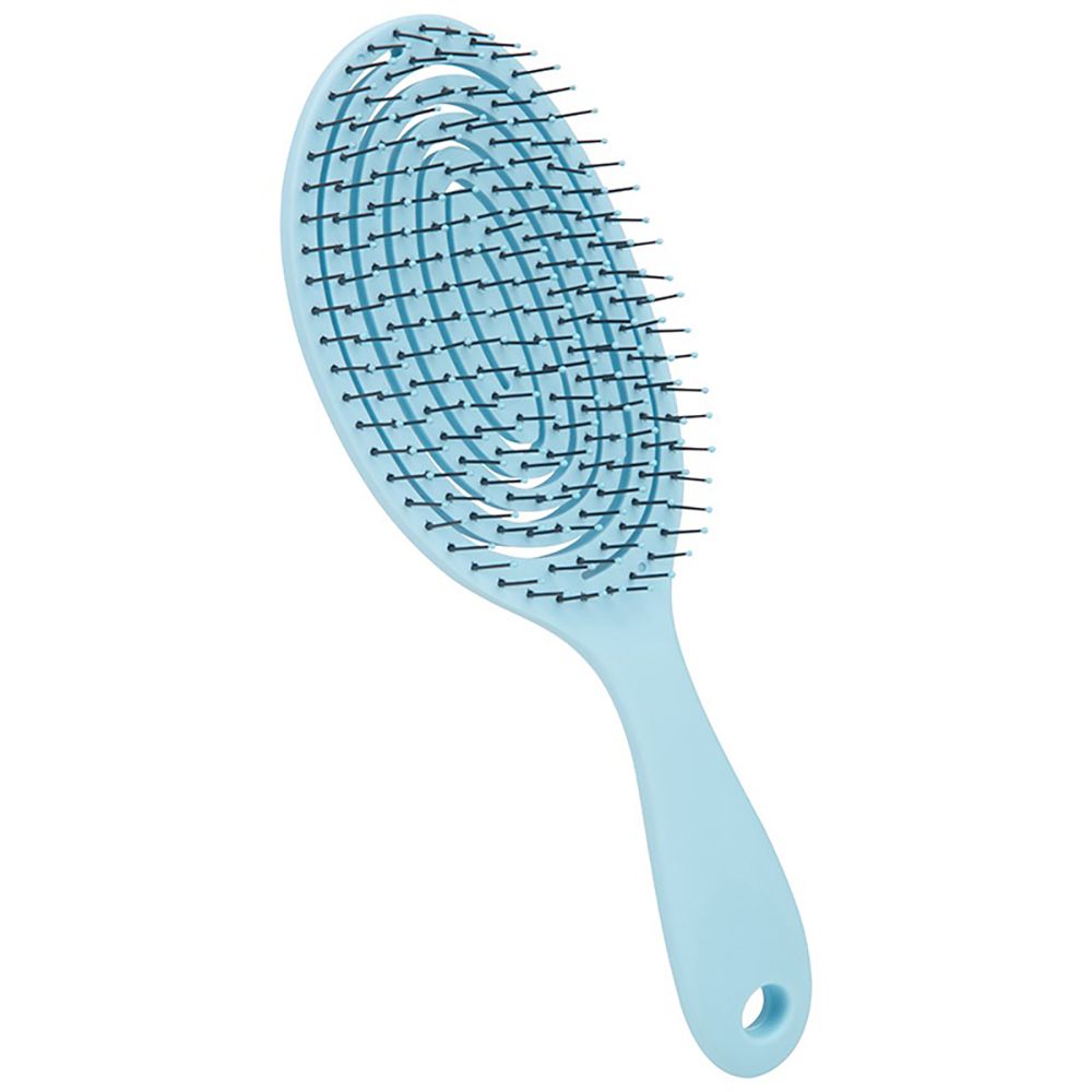 Расческа массажная продувная Идеальная BR-02 27х12х4,5 см с пластиковыми зубчиками