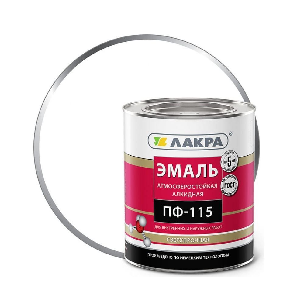 Эмаль ПФ-115 Лакра белая мат., 3 кг
