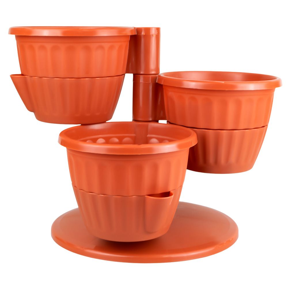 Горшок цветочный Каскад терракотовый 0,7 л