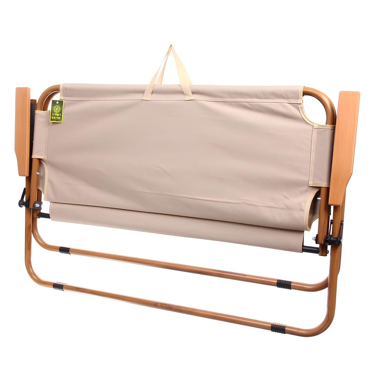 Кресло складное Турист Мастер 113х46х75 см до 160 кг  2-местное с подлокотниками бежевое