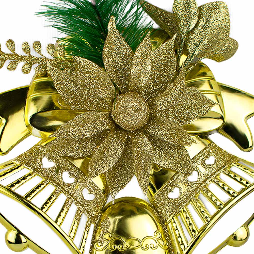 Украшение новогоднее "Колокольчик звонкий" 18,5 см, золото