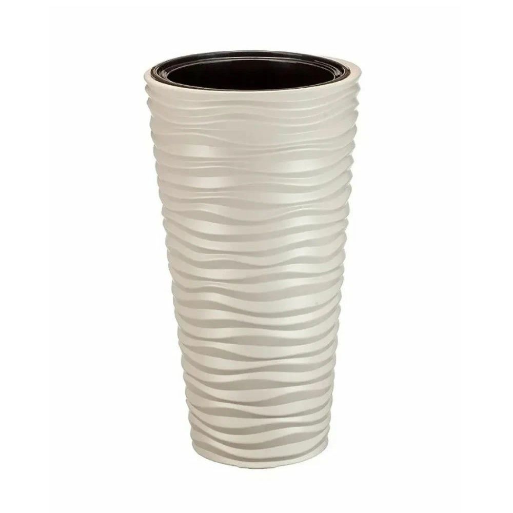 Кашпо Оазис светло-бежевое 29х57,5 см 25 л со вставкой 5 л