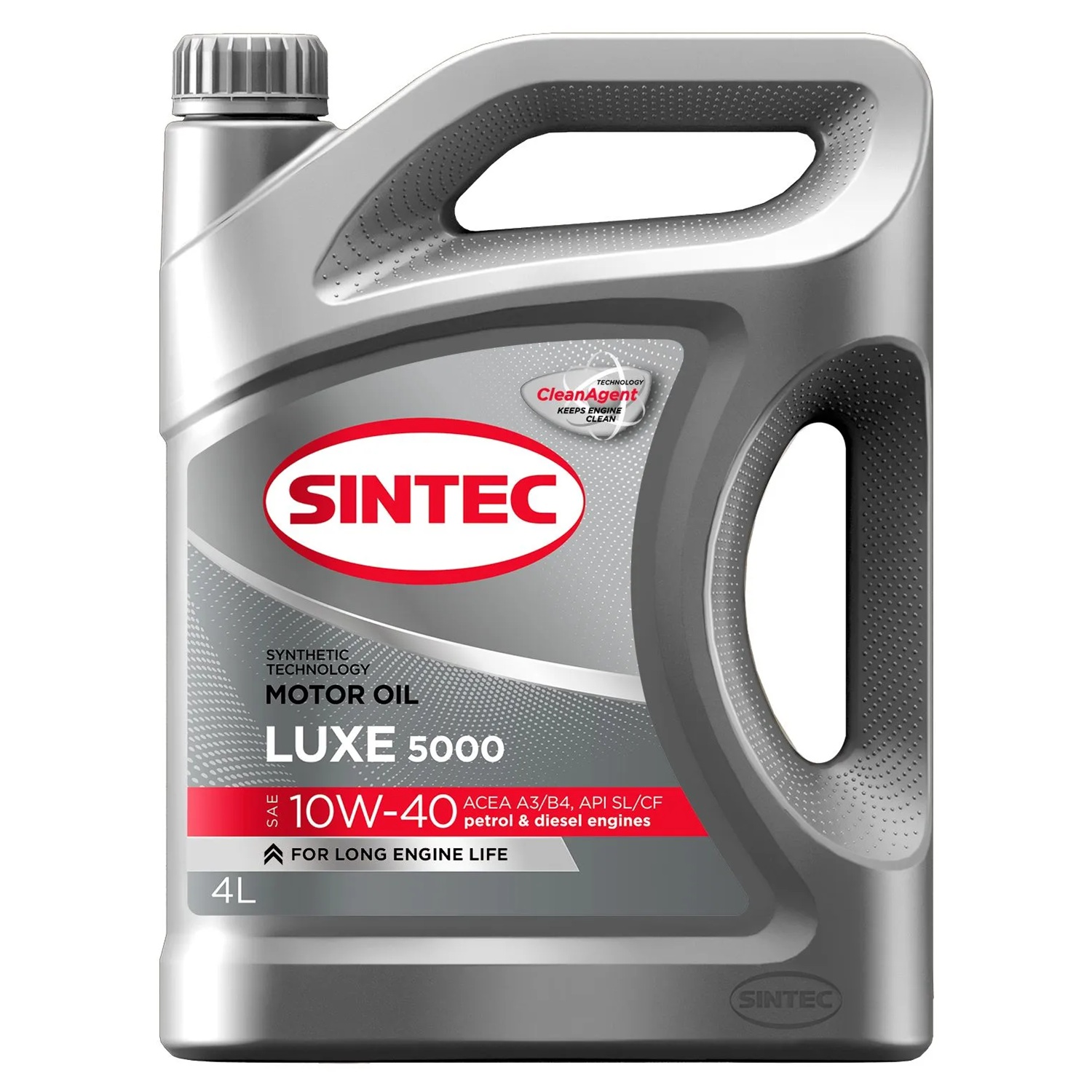 Масло моторное 10W-40 полусинтетическое Sintec Luxe 5000 SL/CF A3/B4 4 л