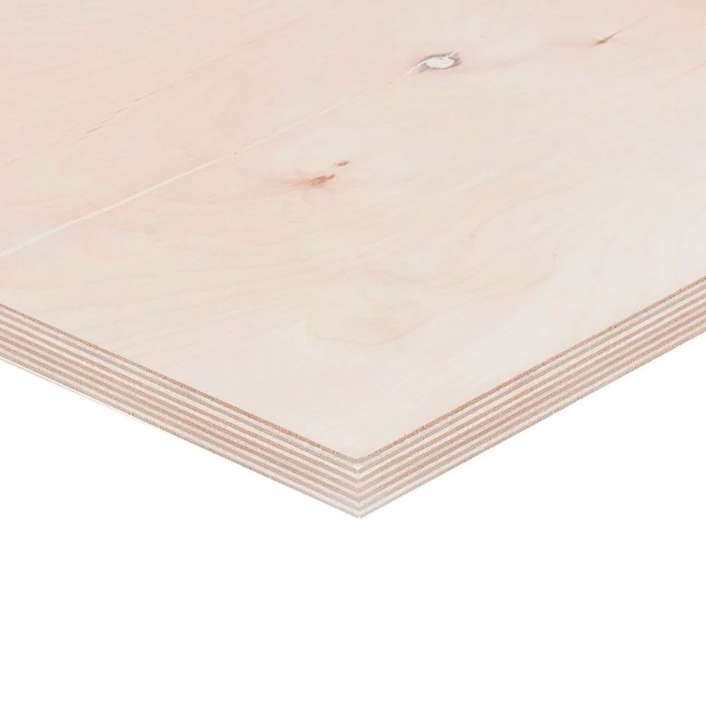 Фанера нешлифованная 15 мм 1525х1525 мм сорт 4/4ФК