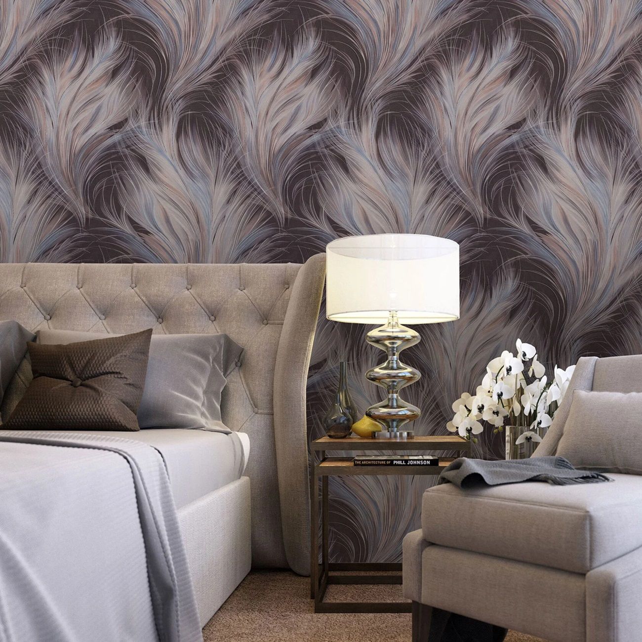 Обои 9259-23 Monte Solaro 1,06x10 м Libertango фиолетовый